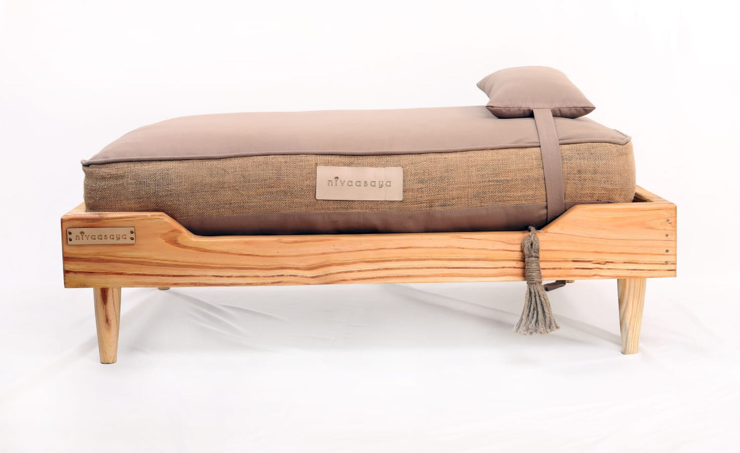 Handmade Wooden Dog Bed for Large & Medium