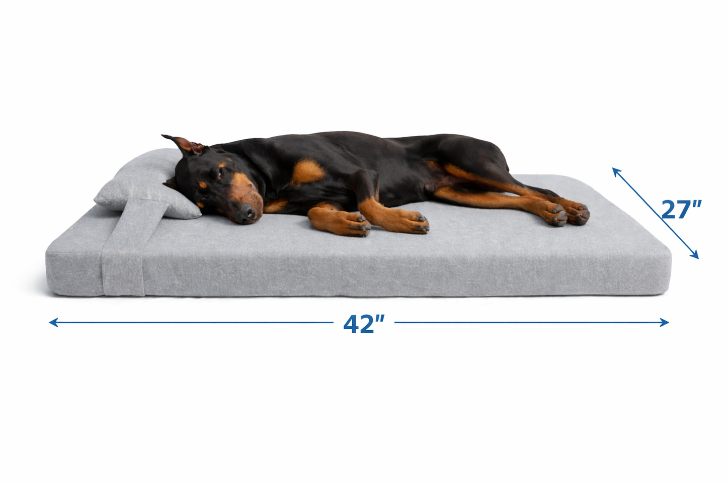 Summer Dog Bed | All Weather Orthopedic Dog Bed for Large Dogs – Thick Memory Foam Cushion