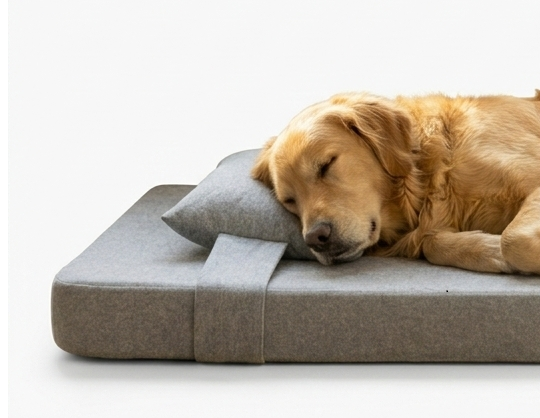 Summer Dog Bed | All Weather Orthopedic Dog Bed for Large Dogs – Thick Memory Foam Cushion